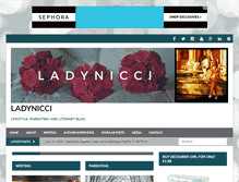 Tablet Screenshot of ladynicci.com